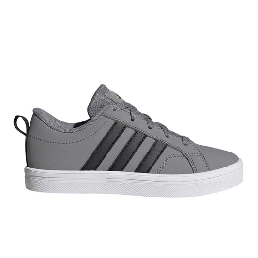 Grey-Black - Front - Adidas Boys VS Pace 2.0 Regular Trainers