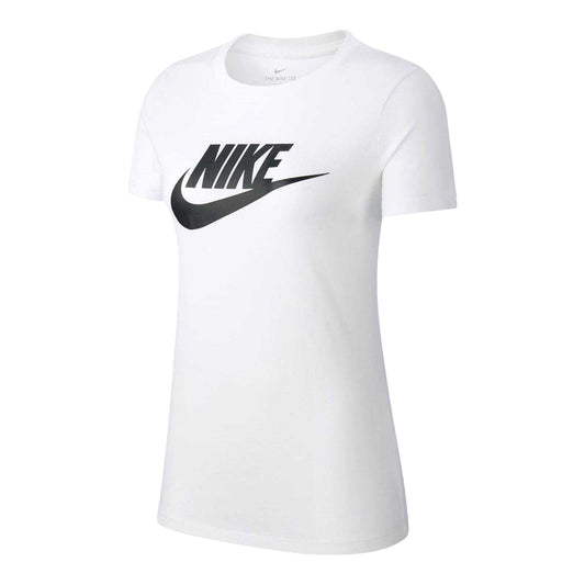 White - Front - Nike Womens-Ladies Futura T-Shirt