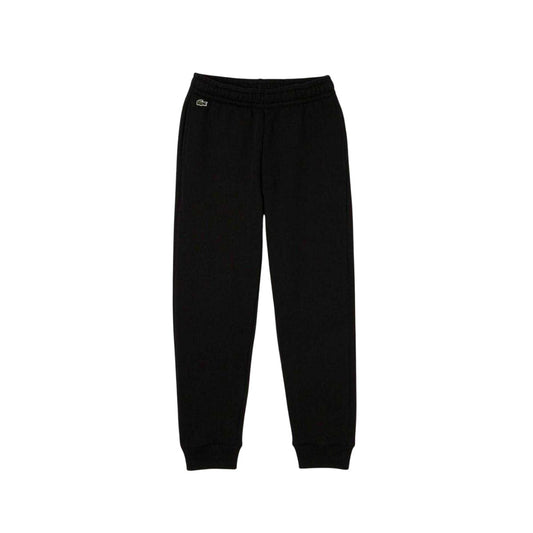 Black - Front - Lacoste Childrens-Kids Embroidered Logo Jogging Bottoms