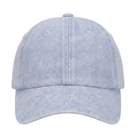 Worker Blue - Front - Nike Mens Denim Unstructured Baseball Cap