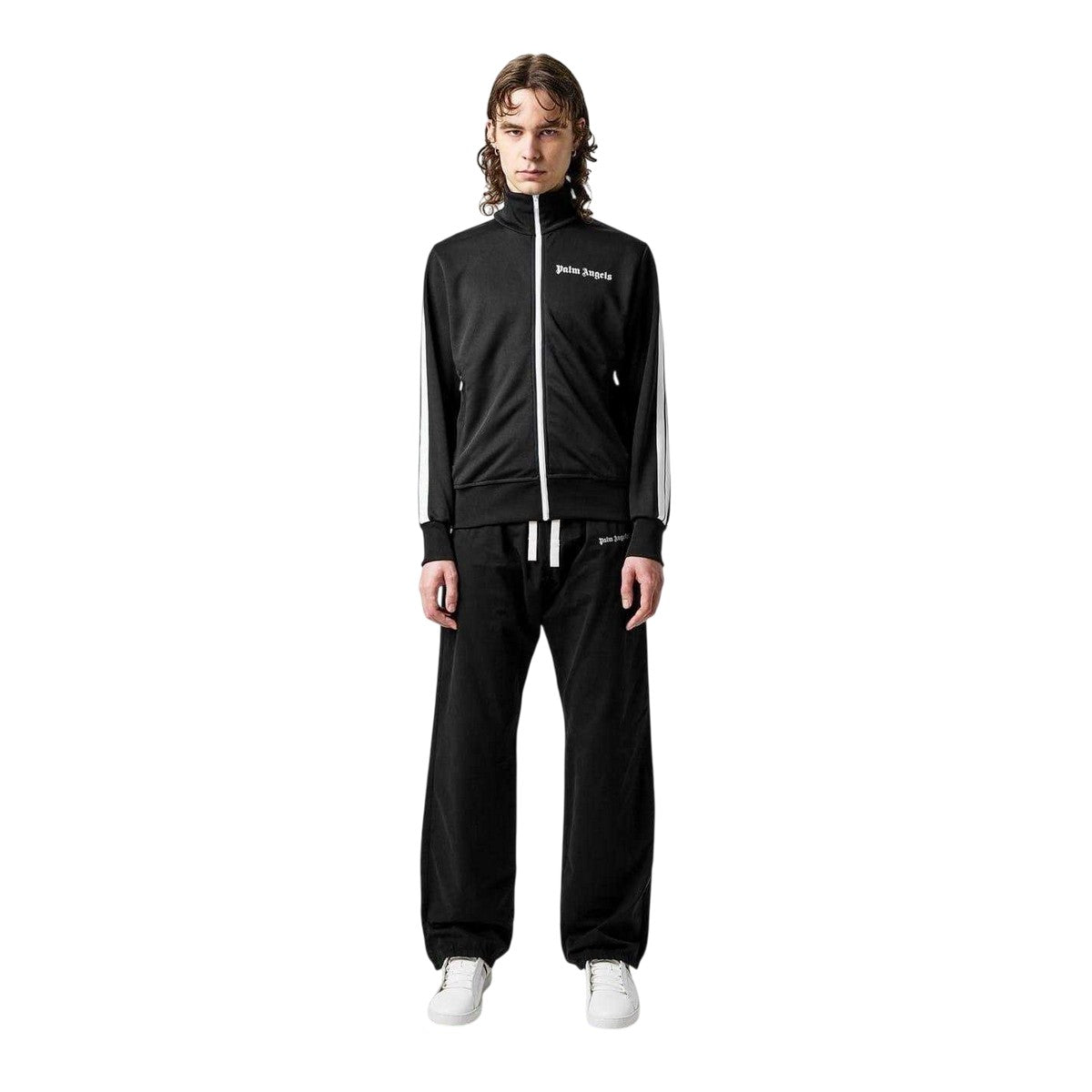 Black - Pack Shot - Palm Angels Unisex Adult Classic Track Jacket