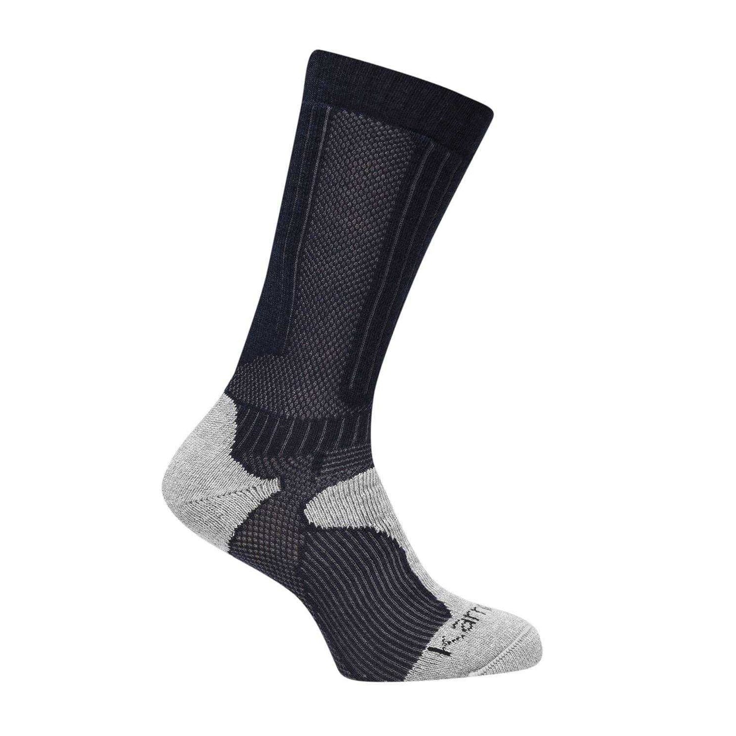Navy-Grey - Back - Karrimor Mens Merino Wool Midweight Socks