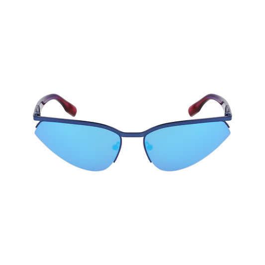 Dark Blue - Front - Karl Lagerfeld Unisex Adult Mirrored Sunglasses
