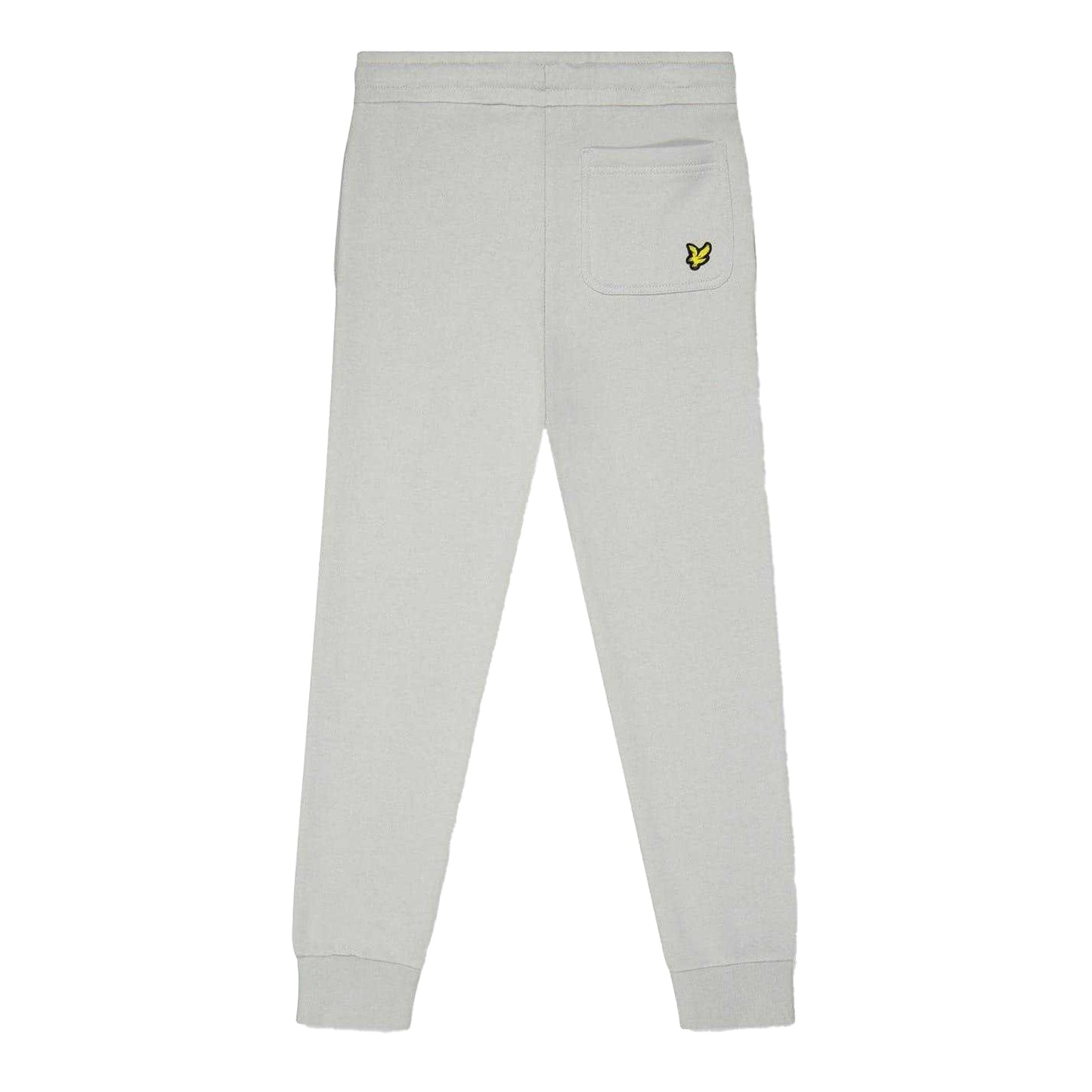 Grey Melange Marl - Back - Lyle & Scott Boys Script Jogging Bottoms