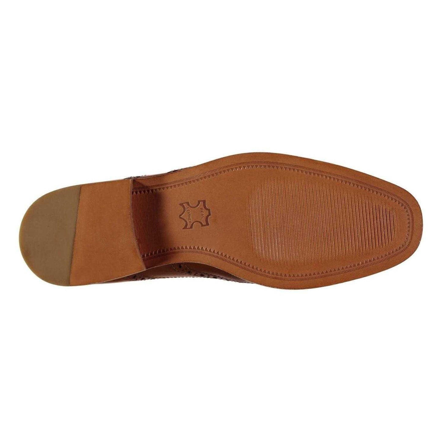 Tan - Side - Firetrap Mens Blackseal Somerset Leather Brogues
