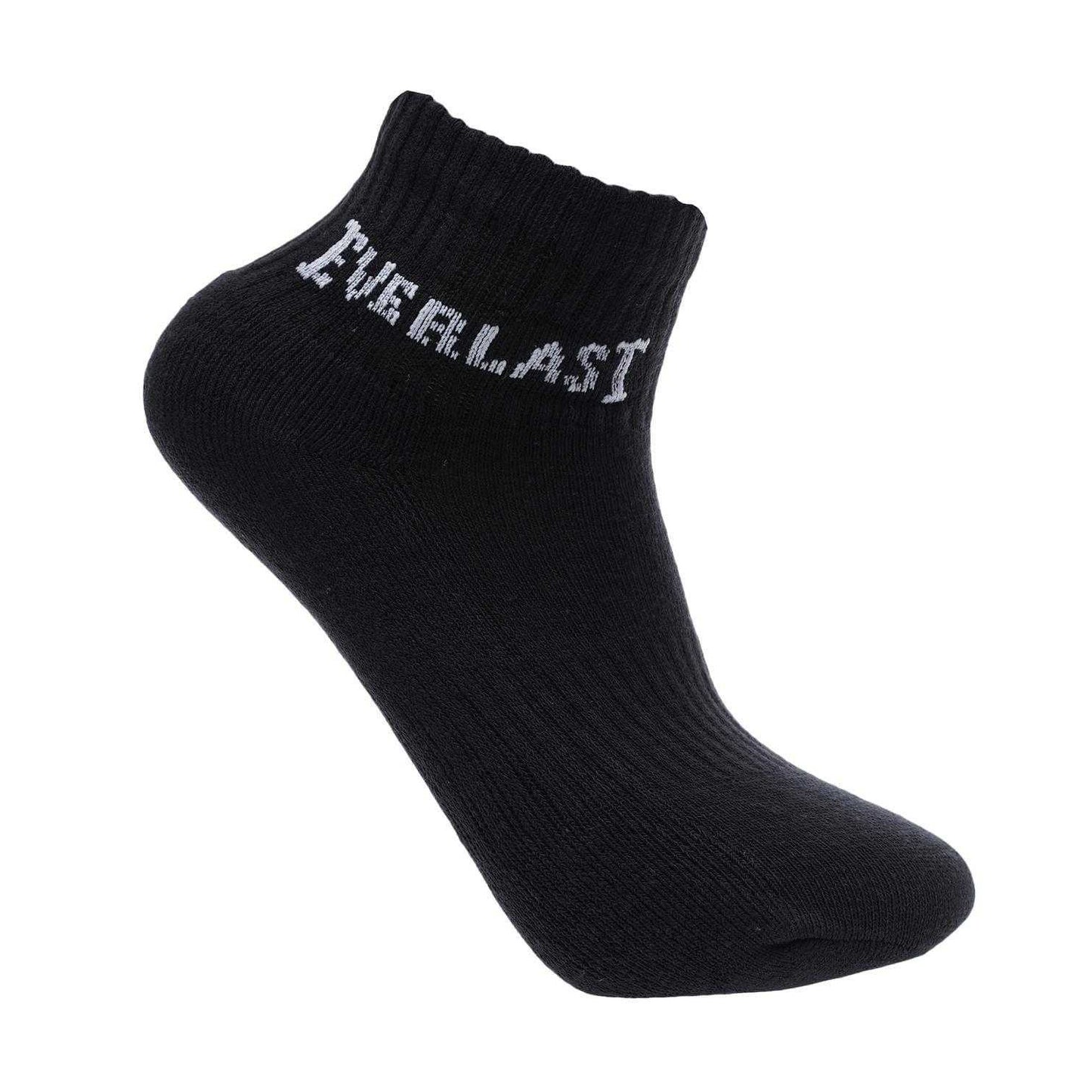 Black - Back - Everlast Childrens-Kids Quarter Socks (Pack of 3)