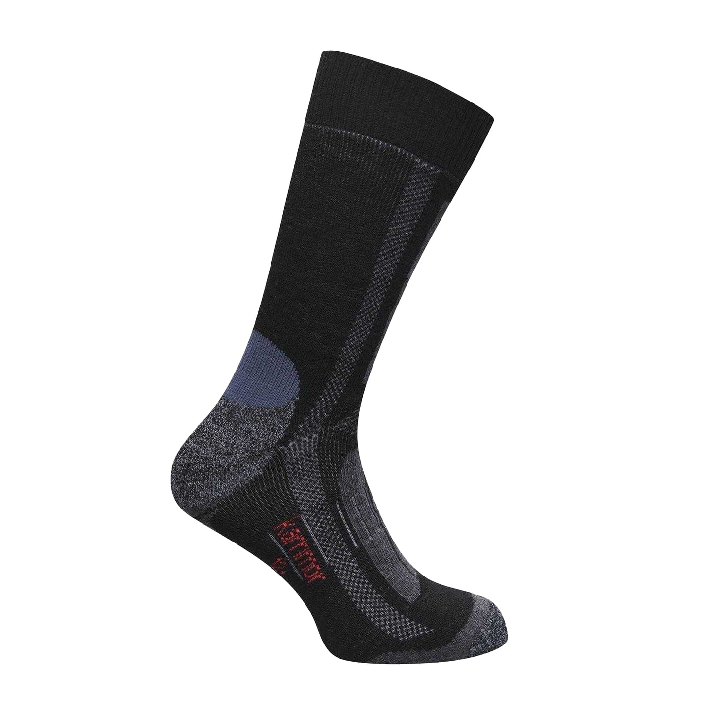 Black - Side - Karrimor Mens Trekking Socks (Pack of 2)