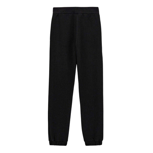 Black - Front - Guess Childrens-Kids Logo Regular Jogging Bottoms