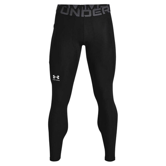 Black - Front - Under Armour Mens HeatGear Leggings