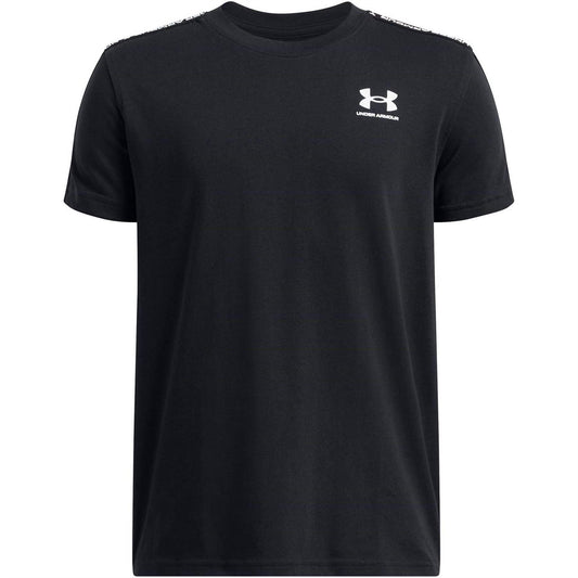 Black - Front - Under Armour Childrens-Kids Performance T-Shirt