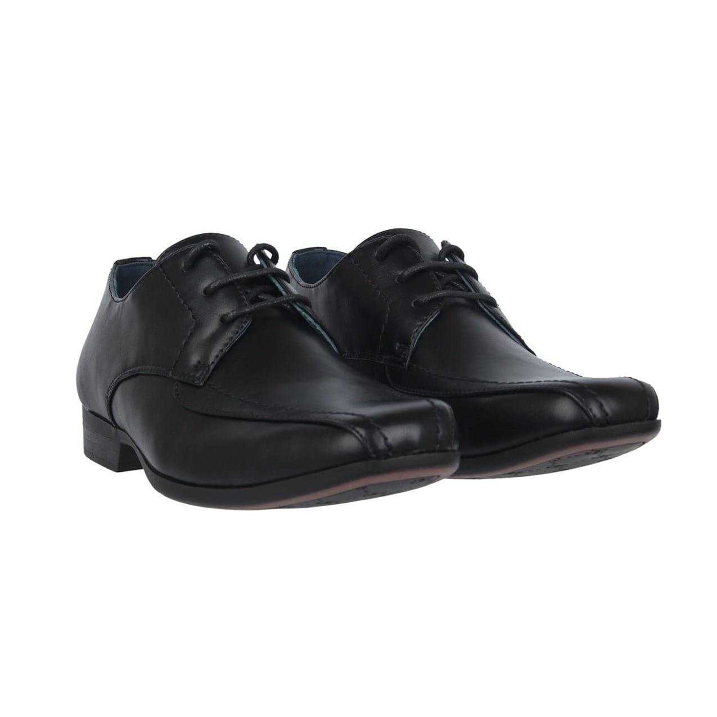 Black - Pack Shot - Giorgio Boys Bourne Derby Shoes