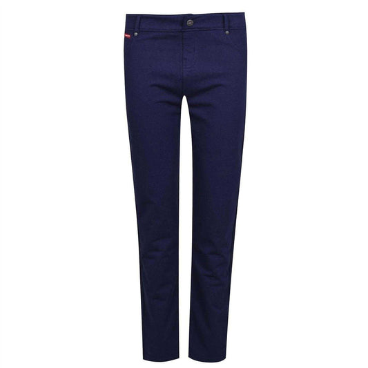 Navy - Front - Lee Cooper Womens-Ladies Cotton Jeggings