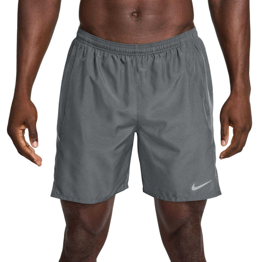 Smoke Grey - Front - Nike Mens Miler 2 in 1 Running Shorts