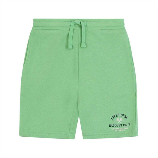 Green - Front - Lyle & Scott Boys Club Sweat Shorts