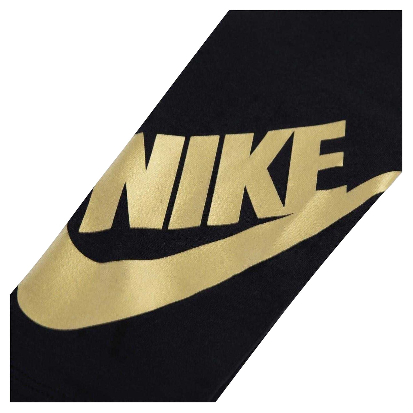 Black-Gold - Lifestyle - Nike Girls Club Leggings