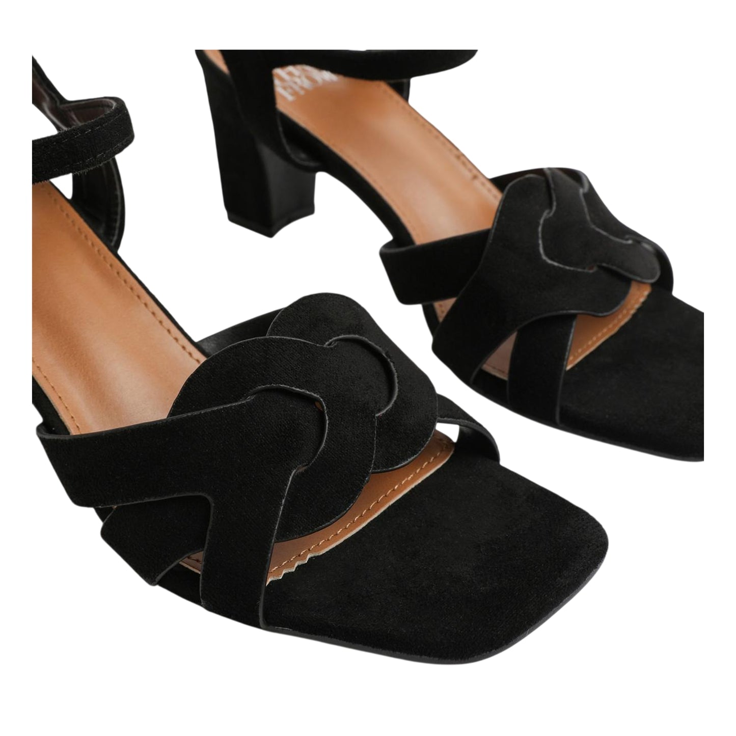 Black - Back - Where´s That From Womens-Ladies Elspth Faux Suede High Heels