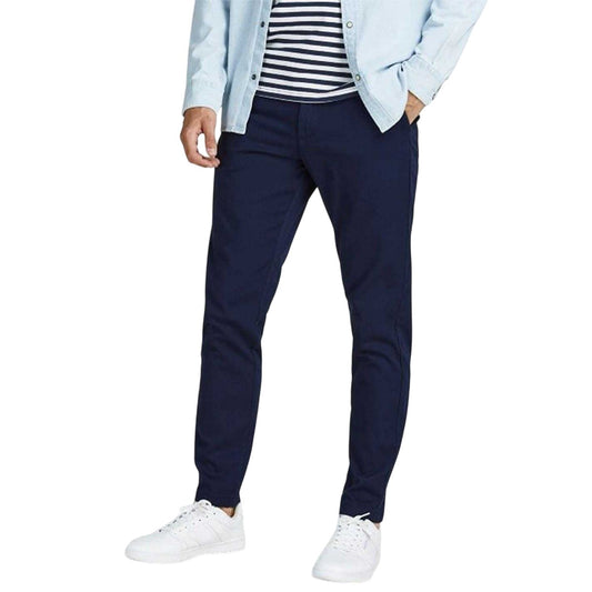 Navy Blazer - Front - Jack And Jones Mens Dave Slim Chinos
