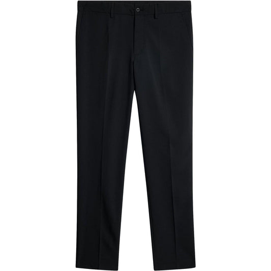 Black - Front - J.Lindeberg Mens Elof Slim Golf Chinos