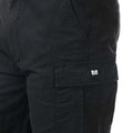 Black - Close up - Weekend Offender Mens High Desert Cargo Shorts