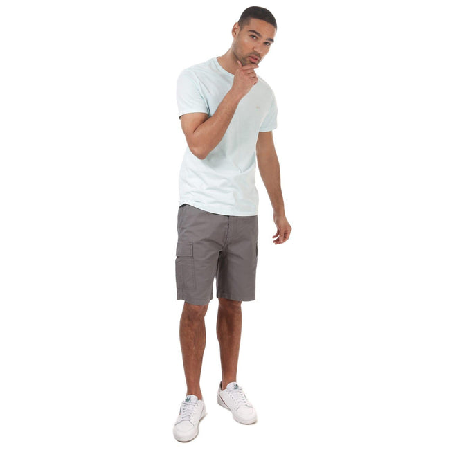 Charcoal - Side - Weekend Offender Mens High Desert Cargo Shorts