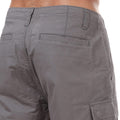 Charcoal - Close up - Weekend Offender Mens High Desert Cargo Shorts