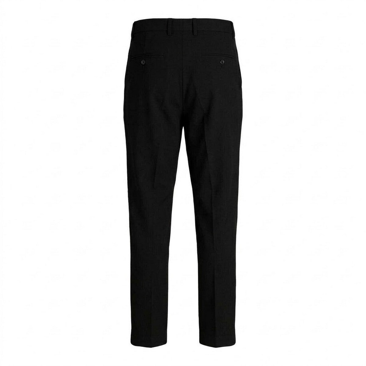 Black - Back - Jack And Jones Mens Banks Regular Work Chinos