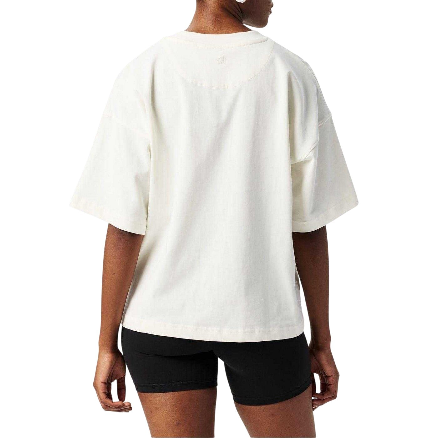 Cream - Pack Shot - 4th & Reckless Womens-Ladies Marina Oversized T-Shirt