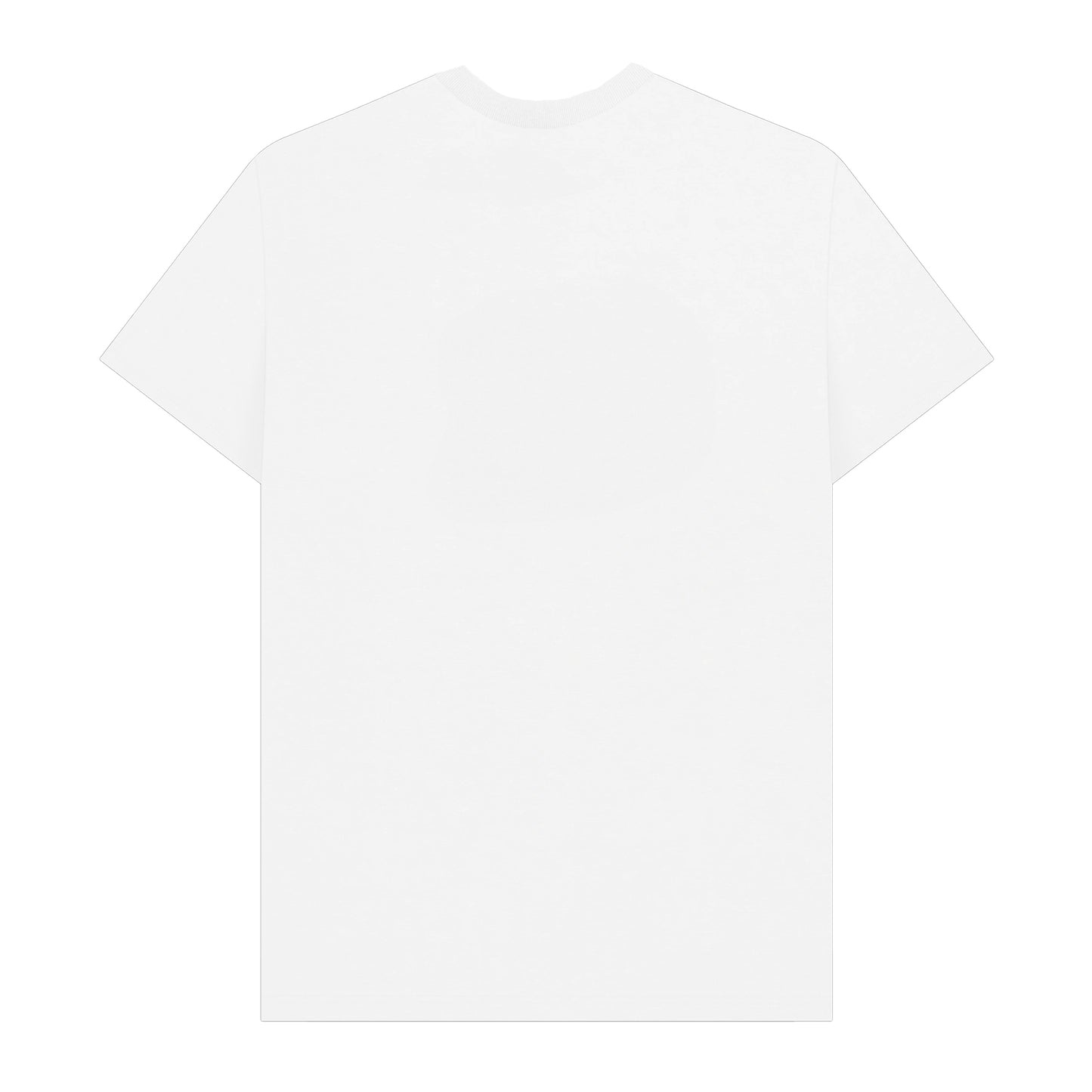 White - Back - 4F Mens Small Logo T-Shirt