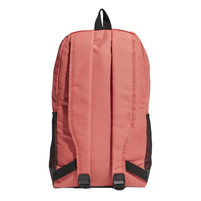 Pink - Back - Adidas Essentials Linear Backpack