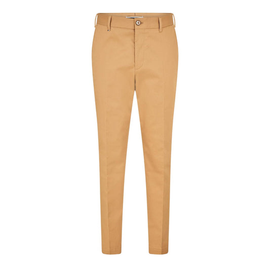 Medium Beige - Front - Boss Mens Perin Straight Chinos