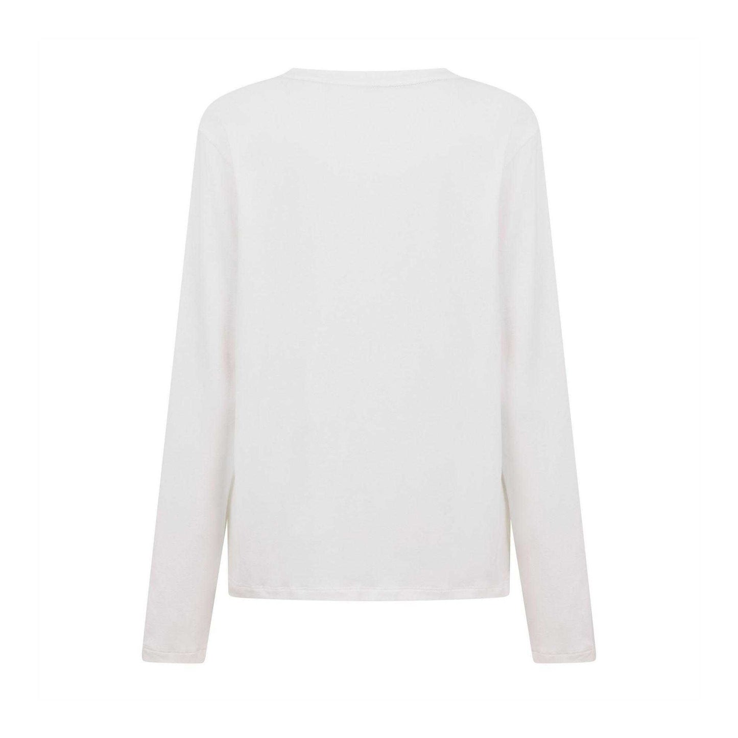 White - Back - Boss Womens-Ladies Long-Sleeved Pyjama Set
