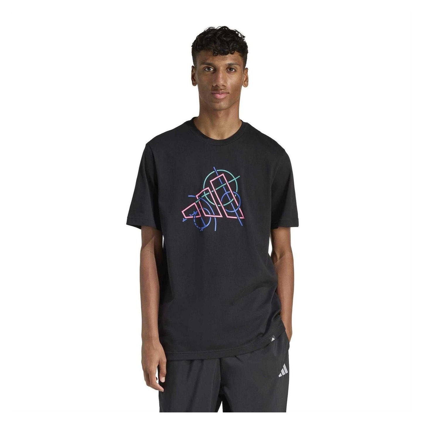 Black - Lifestyle - Adidas Mens Abstract T-Shirt