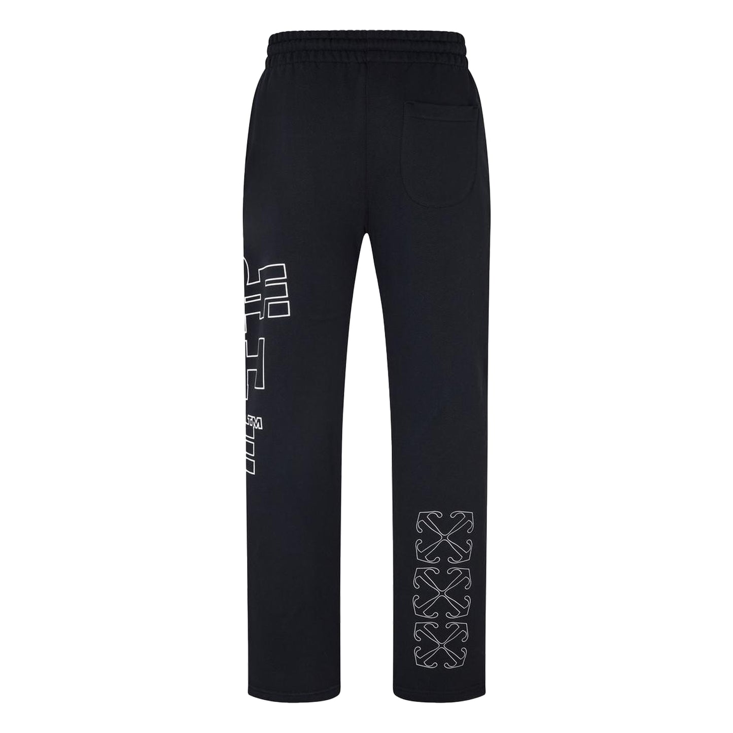 Black-White - Back - Off White Unisex Adult Arrow Regular Sweatpants