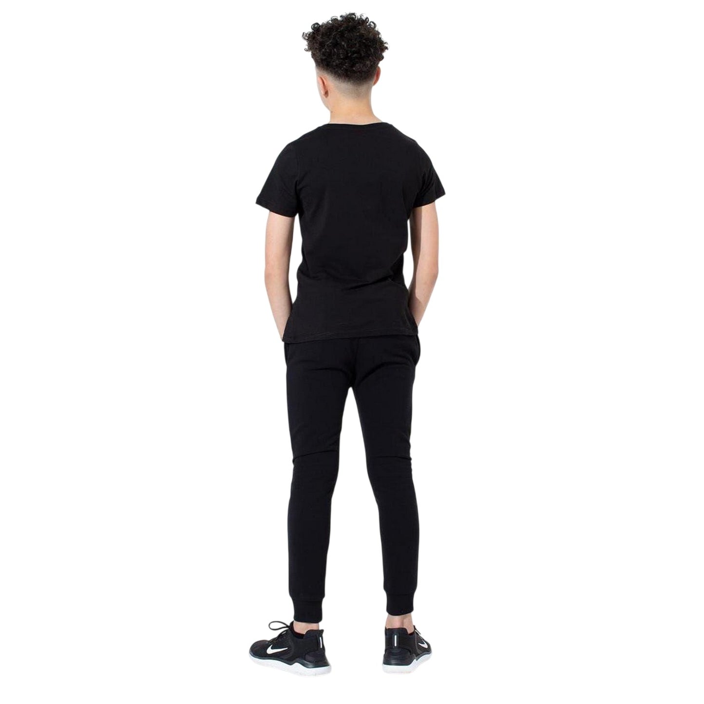 Black - Lifestyle - Hype Childrens-Kids Script Joggers