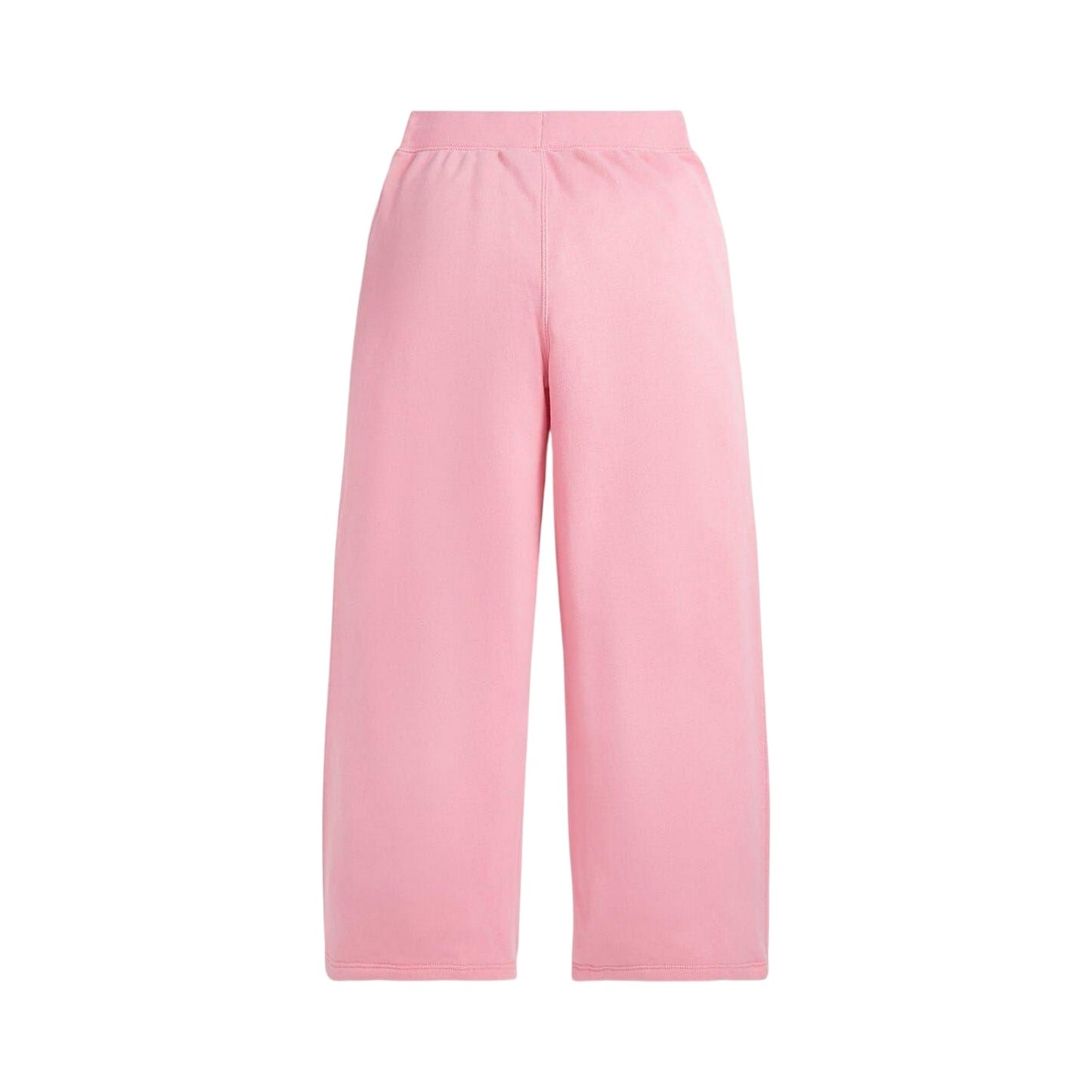 Pink - Back - Ralph Lauren Childrens-Kids Cotton Canvas Wide Leg Joggers
