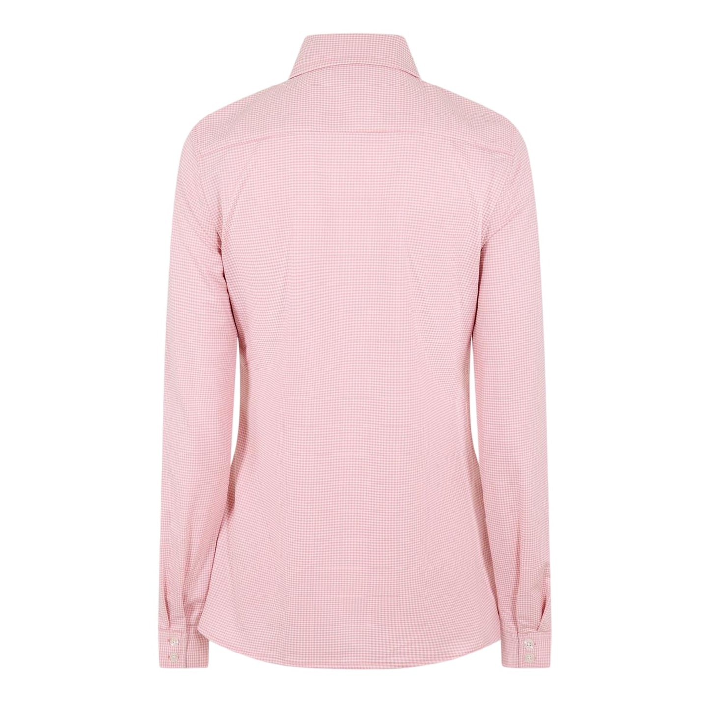 Pink - Back - Musto Womens-Ladies Tailored Long-Sleeved Shirt