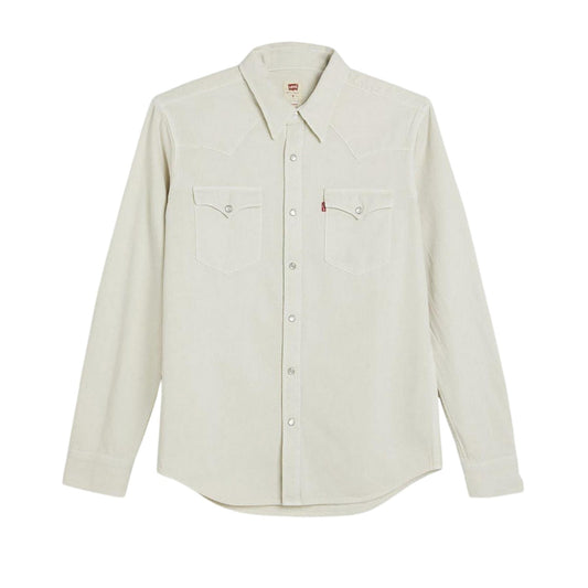 Silver Birch - Front - Levis Mens Western Regular Overshirt