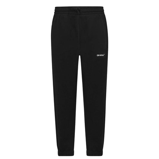 Black - Front - Off-White Childrens-Kids Cotton Arrow Joggers