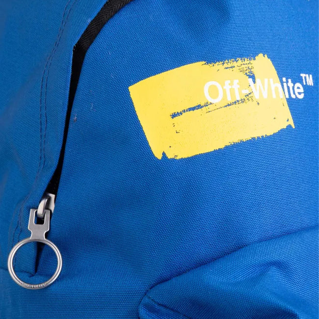Blue-Yellow - Side - Off White Shapes Backpack