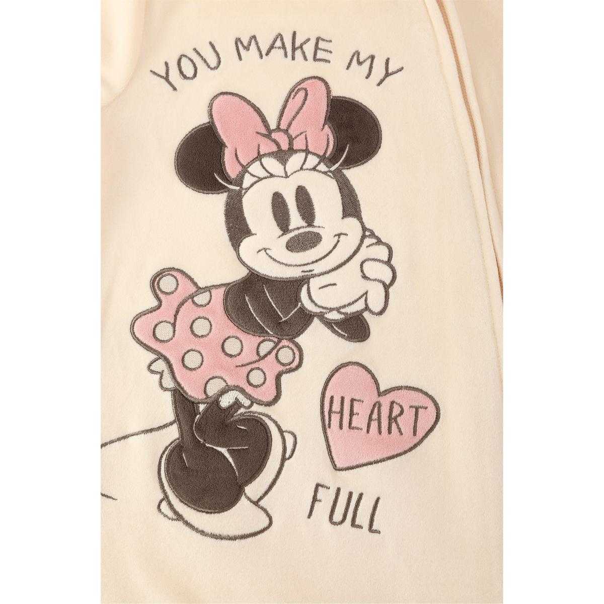 Bleach - Side - Disney Baby Girls Minnie Mouse Velvet Sleepsuit