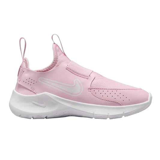 Pink Foam-White - Front - Nike Childrens-Kids Flex Runner 3 Shoes