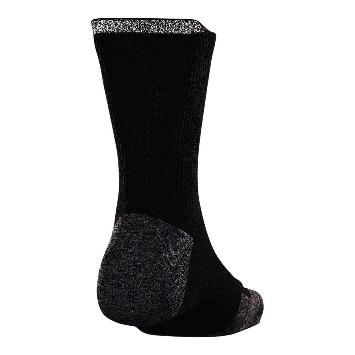 Black-Reflective Black - Back - Under Armour Unisex Adult Crew Socks