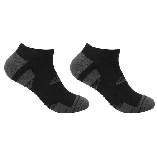 Black - Front - Everlast Mens Cushioned Ankle Socks (Pack of 2)