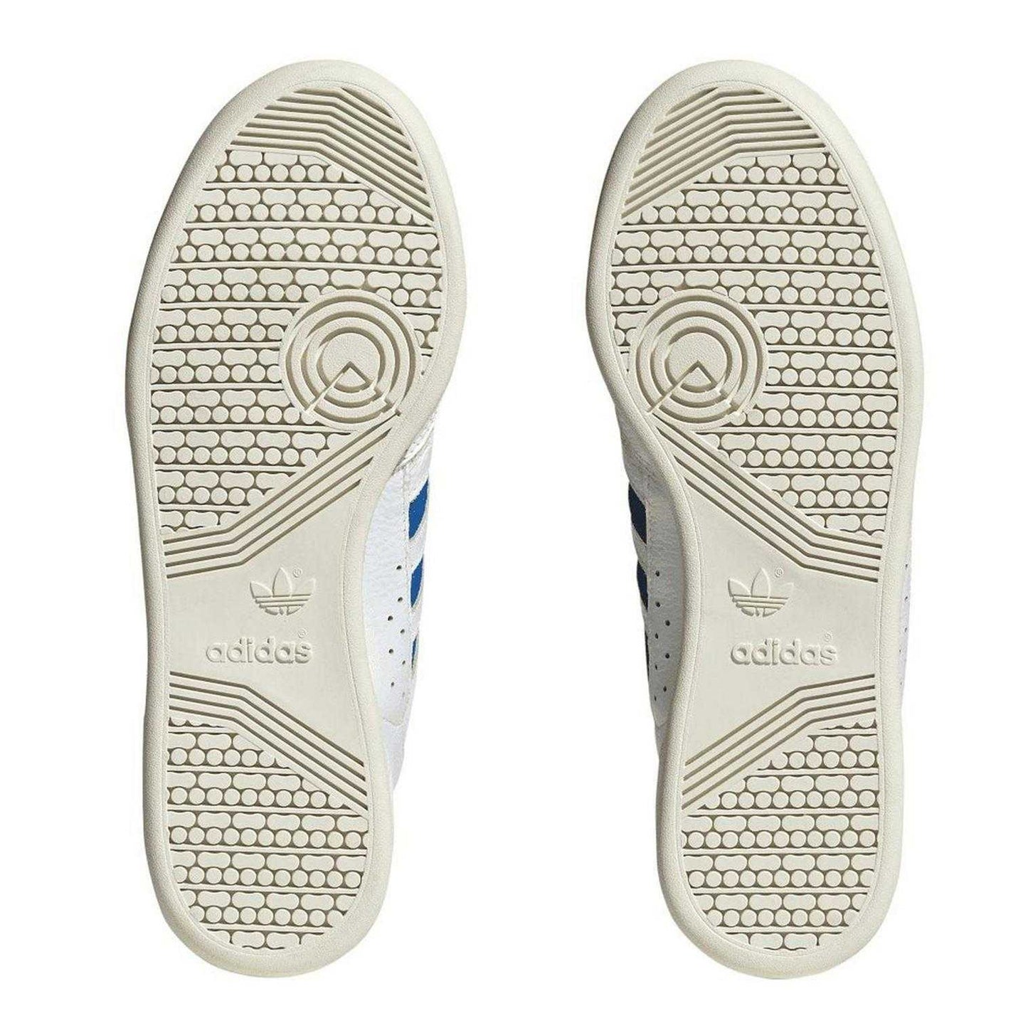White - Lifestyle - Adidas Mens Originals Continental 80 Stripes Leather Trainers