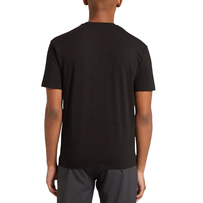 Black - Back - Unlike Humans Mens Cube Logo T-Shirt