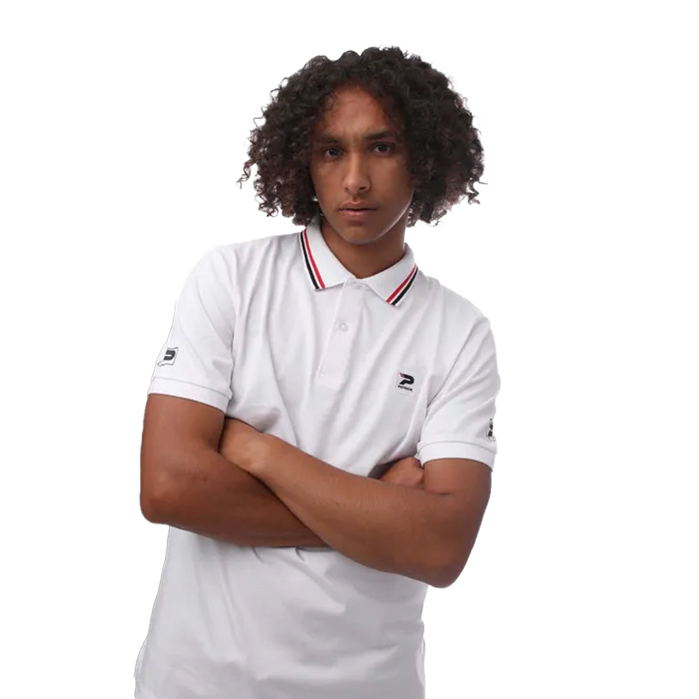 White - Side - Patrick Unisex Adult Grenoble Polo Shirt