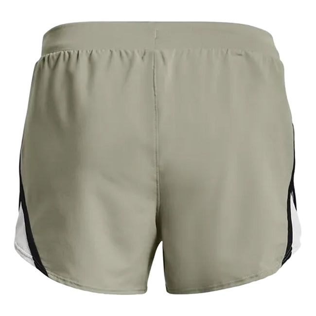 Green - Back - Under Armour Womens-Ladies Fly By 2.0 Shorts