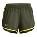 Khaki - Front - Under Armour Womens-Ladies Fly By 2.0 Shorts