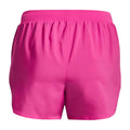 Pink - Back - Under Armour Womens-Ladies Fly By 2.0 Shorts