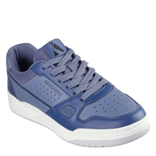 Navy - Front - Skechers Mens Tiebreak Trainers